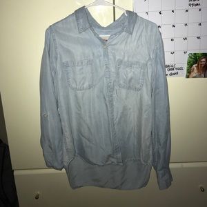 Denim Style Button Up